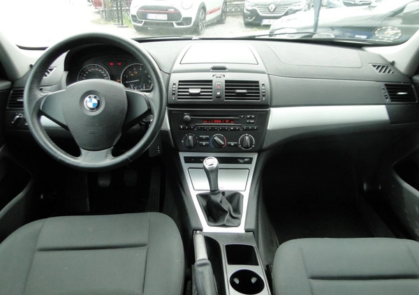 BMW X3 cena 22900 przebieg: 276342, rok produkcji 2007 z Sławno małe 301